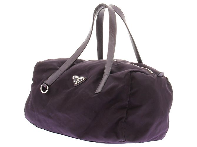 Prada Borsa viola "Vela" in nylon - vista 2