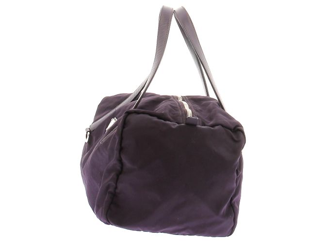 Prada Borsa viola "Vela" in nylon - vista 4