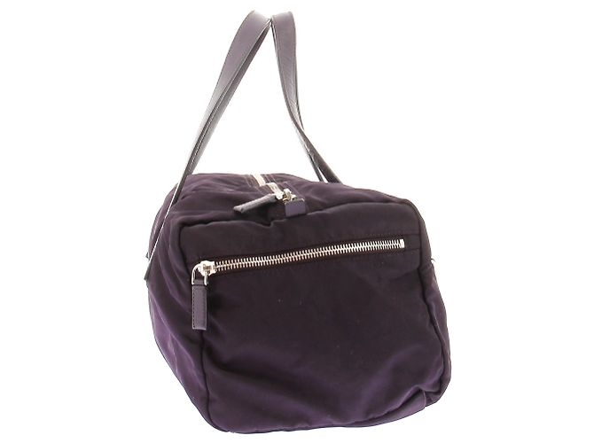 Prada Borsa viola "Vela" in nylon - vista 5