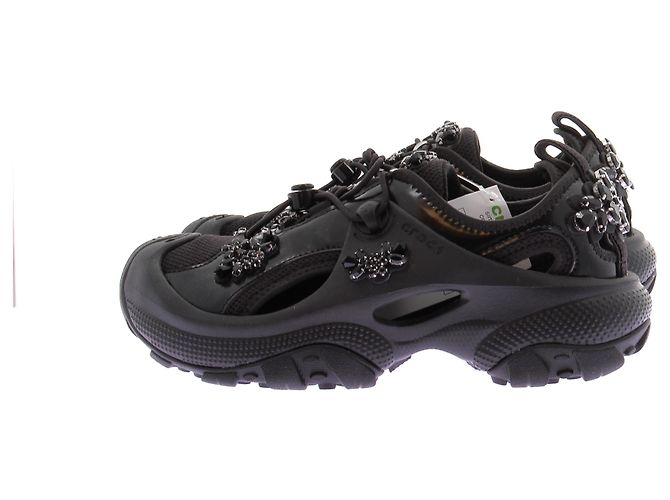 Autre Marque Schwarze Stoff Sneaker SIMONE ROCHA x CROCS - Ansicht 2