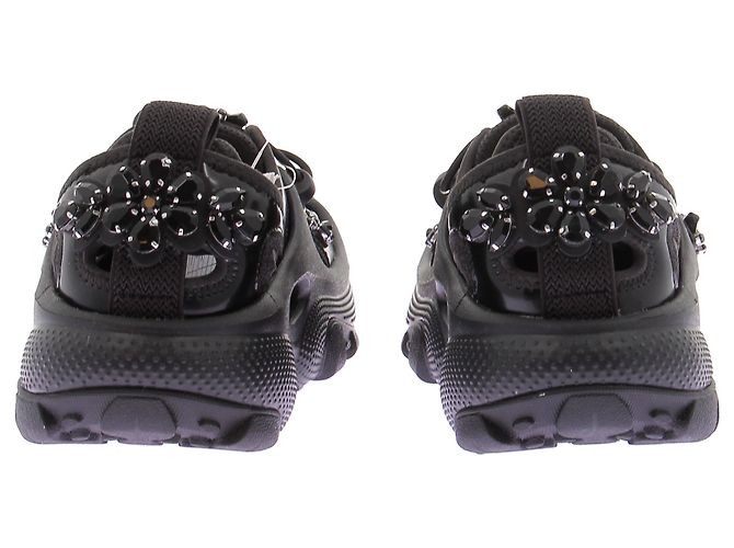 Autre Marque Schwarze Stoff Sneaker SIMONE ROCHA x CROCS - Ansicht 4