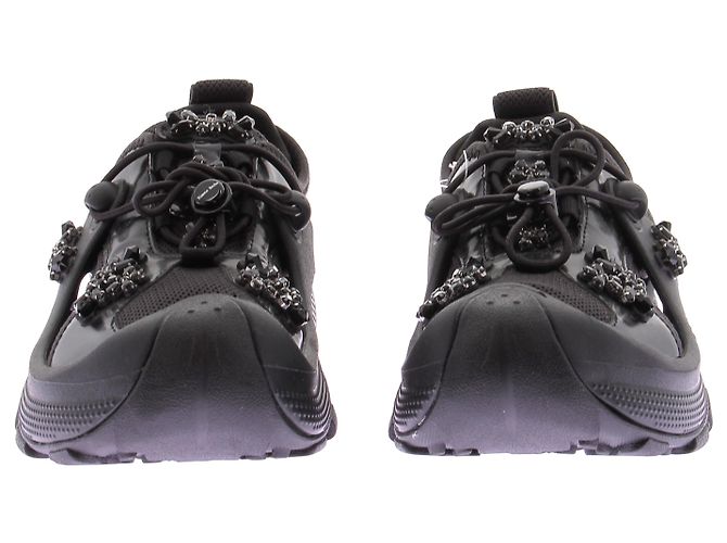 Autre Marque Schwarze Stoff Sneaker SIMONE ROCHA x CROCS - Ansicht 5