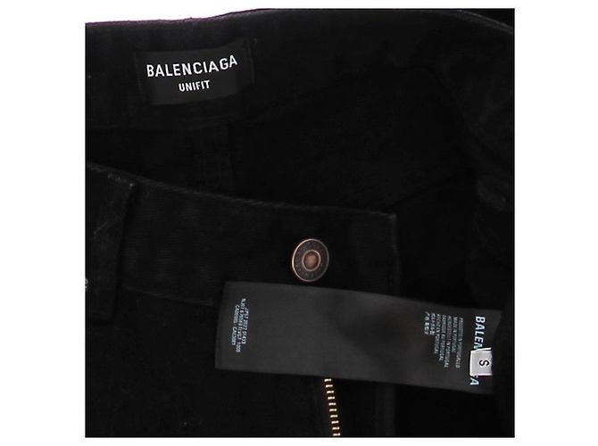 Vaqueros rotos negros Balenciaga - vista 5