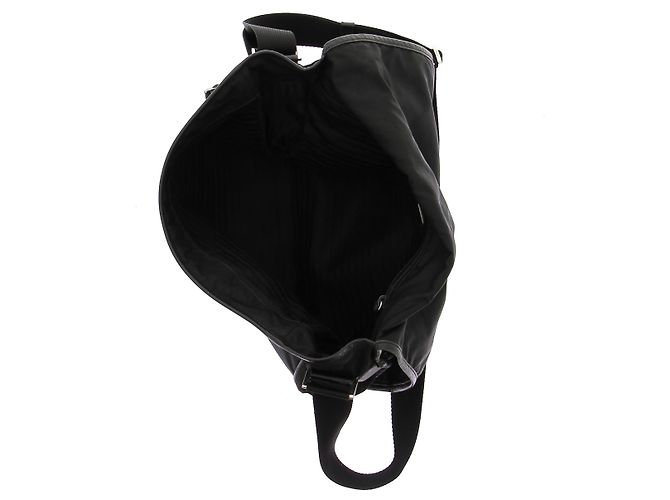 Prada Borsa per computer in nylon nero - vista 4