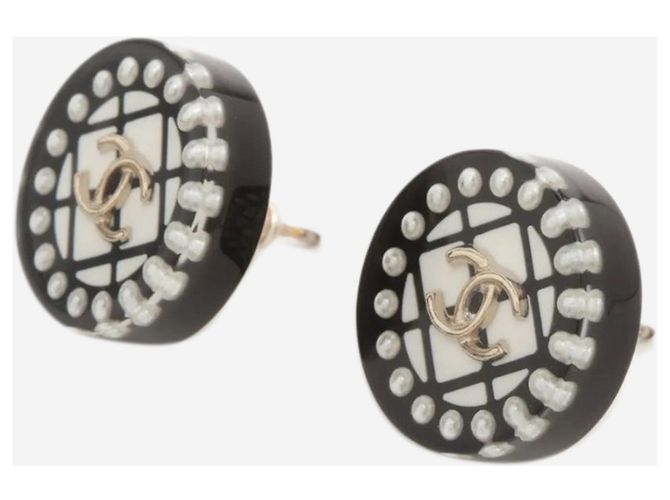 Chanel Pendientes Black Coco Mark D19C - vista 3