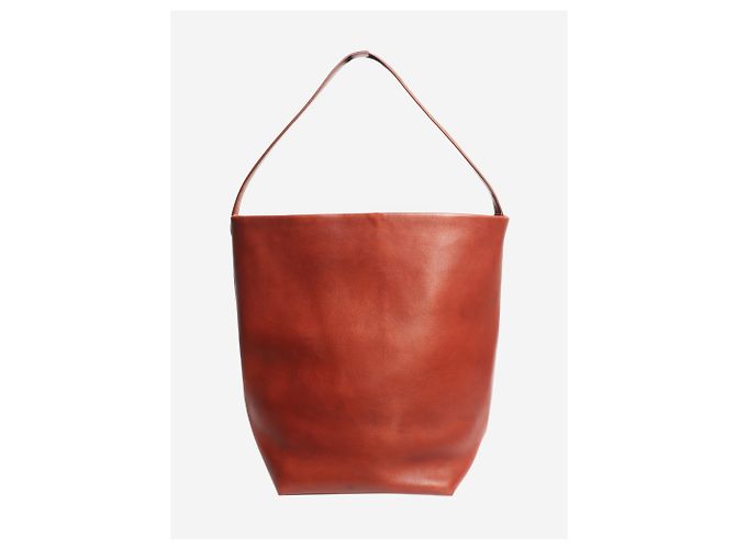 The row Schultertasche aus braunem Leder - Ansicht 3