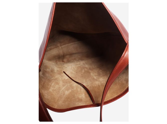 The row Schultertasche aus braunem Leder - Ansicht 8