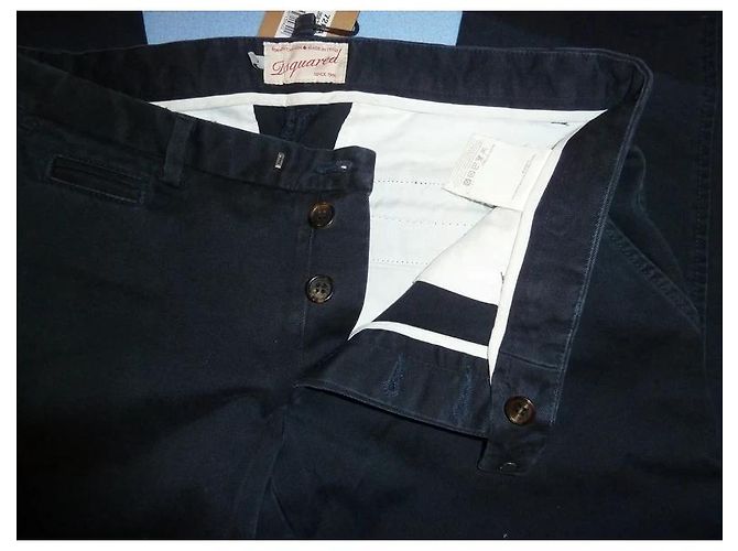 Dsquared2 Schwarze Baumwoll-Twill-Hose - Ansicht 10