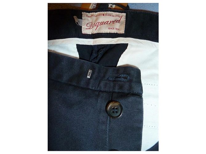 Dsquared2 Schwarze Baumwoll-Twill-Hose - Ansicht 11