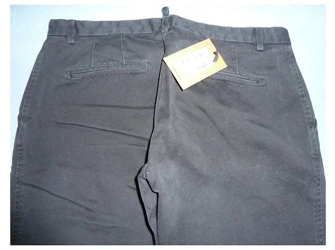Dsquared2 Schwarze Baumwoll-Twill-Hose - Ansicht 6