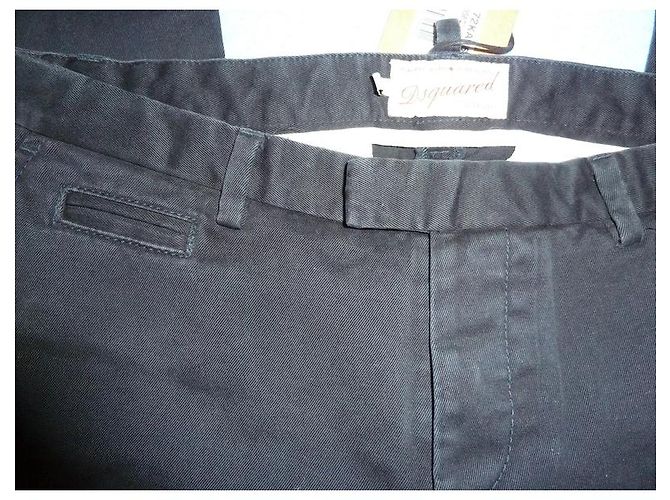 Dsquared2 Schwarze Baumwoll-Twill-Hose - Ansicht 9