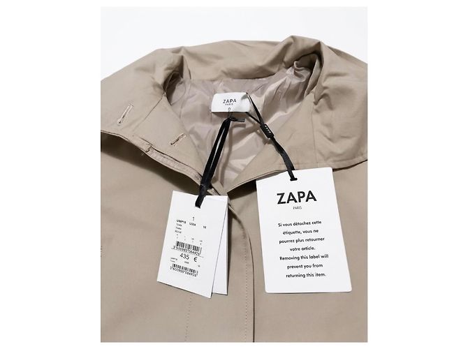 Zapa Parka de algodón beige - vista 4