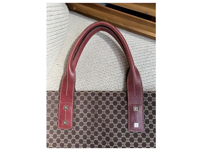 Céline Celine Monogram Canvas Shopper Braun - Ansicht 4