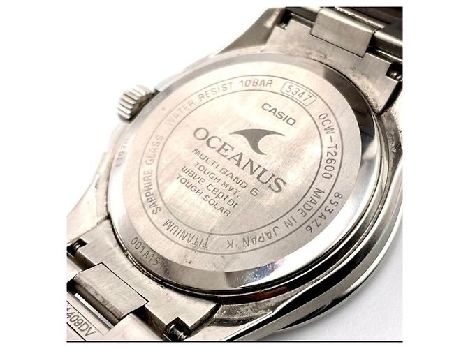Relógio Casio Oceanus OCW-T2600-1AJF Titanium Tough Solar - vista 9