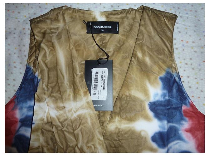 DSquared2 Top Tie-Dye in Cotone Multicolore 38 IT - vista 2
