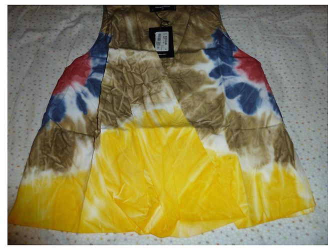 DSquared2 Top Tie-Dye in Cotone Multicolore 38 IT - vista 3