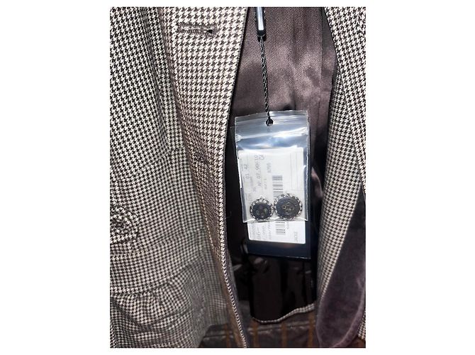 Weekend Max Mara Chaqueta de Pata de Gallo con Cuello de Terciopelo - vista 3
