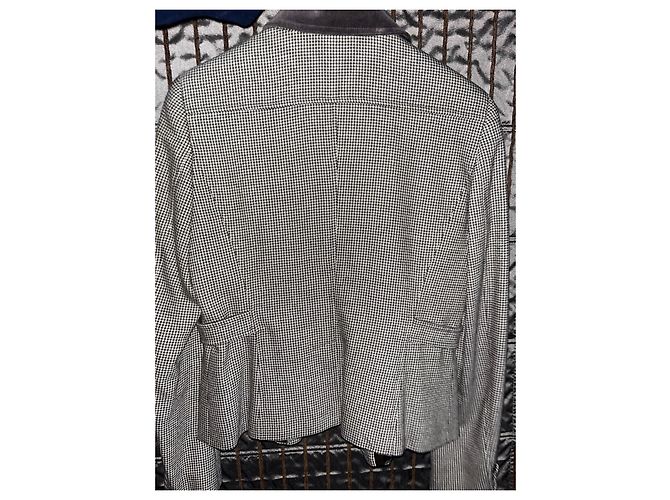 Weekend Max Mara Chaqueta de Pata de Gallo con Cuello de Terciopelo - vista 4