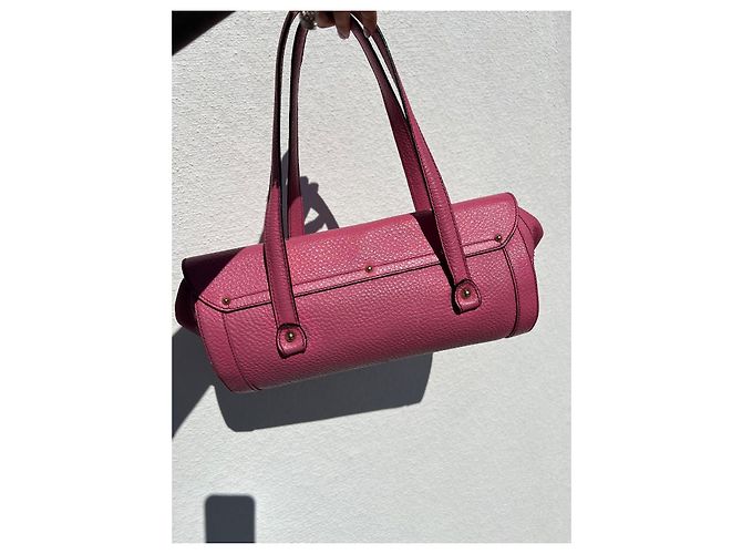 Borsa a tracolla Gucci Bamboo Bullet rosa - vista 7