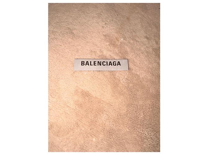 Borsa Balenciaga Crush Small Tote nera e rossa I ♥ U - vista 13