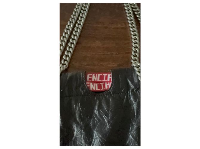 Borsa Balenciaga Crush Small Tote nera e rossa I ♥ U - vista 4