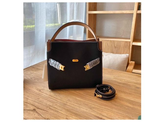 Bolsa Tory Burch Lee Radziwill Small em couro - vista 4