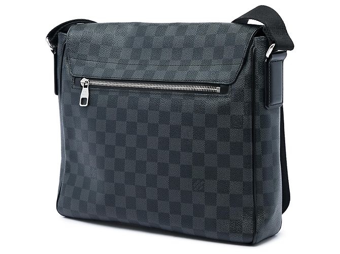 Louis Vuitton Black Damier Graphite District PM - vista 2