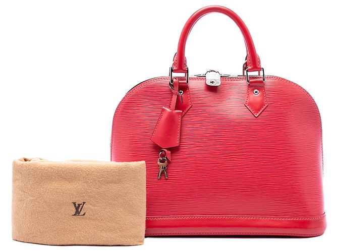 Louis Vuitton Red Epi Alma PM - vista 7