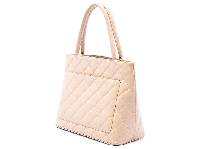 Chanel Beige Caviar Medallion Tote - Ansicht 2