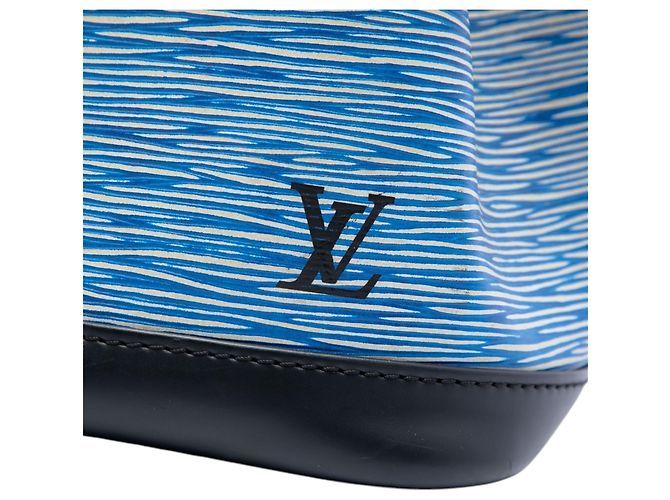 Louis Vuitton Blue Epi Denim Petit Bicolor Noe - vista 5
