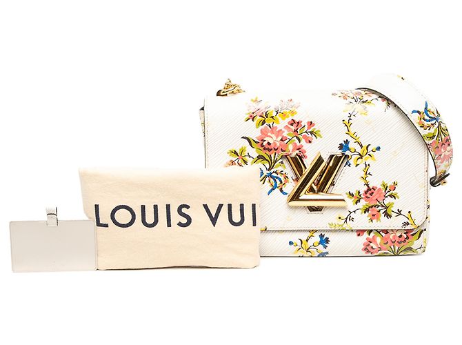 Louis Vuitton White Epi Romantic Blossoms Twist MM - vista 6
