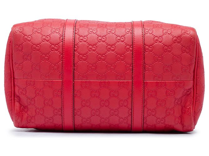 Borsa Boston Gucci Red Medium Guccissima Joy - vista 3