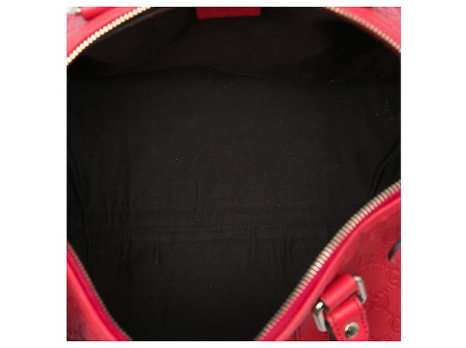 Borsa Boston Gucci Red Medium Guccissima Joy - vista 4