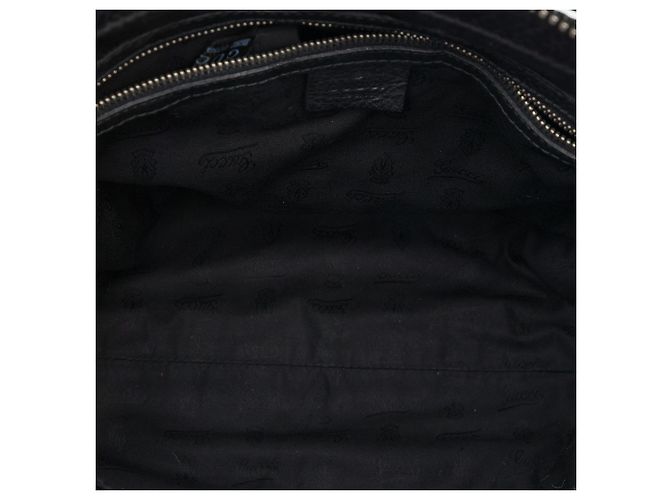 Bamboo Borsa a tracolla Gucci in vitello nero con bambù - vista 4