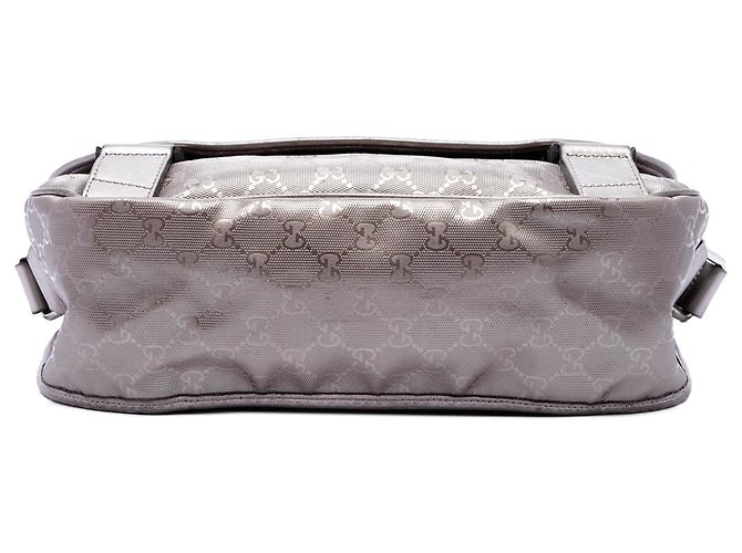 Gucci Silver GG Imprime Crossbody - vista 3