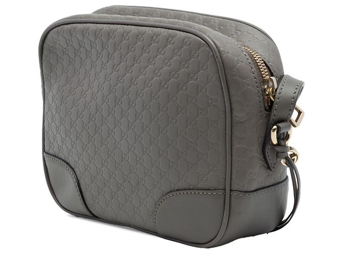 Gucci Gray Microguccissima Bree Crossbody - vista 2