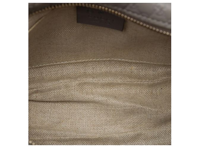 Gucci Gray Microguccissima Bree Crossbody - vista 4