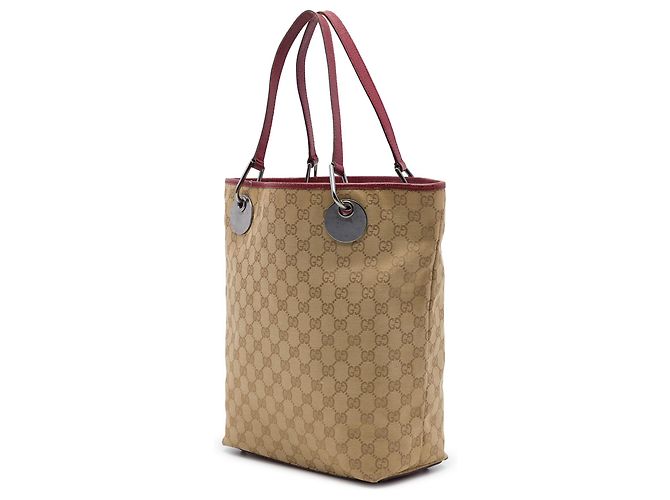 Gucci Beige Large GG Canvas Eclipse Tote - Ansicht 2