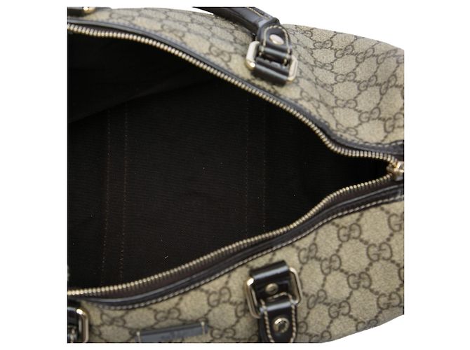 Borsa Boston Gucci Beige Medium GG Supreme Joy - vista 4