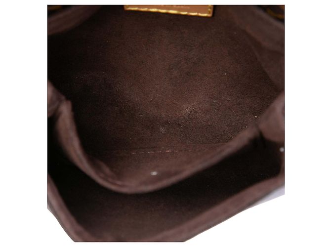 Louis Vuitton Brown Monogram Micro Pochette Metis - vista 4