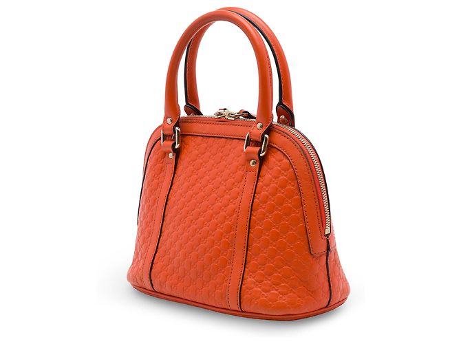 Borsa Dome Mini Microguccissima Gucci Orange - vista 2