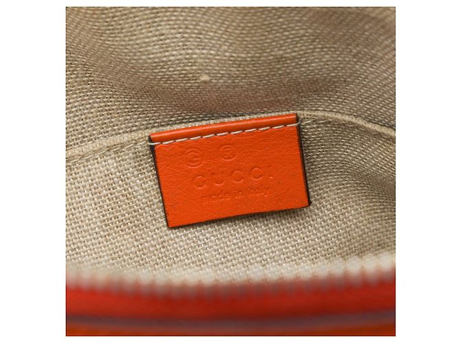 Borsa Dome Mini Microguccissima Gucci Orange - vista 5