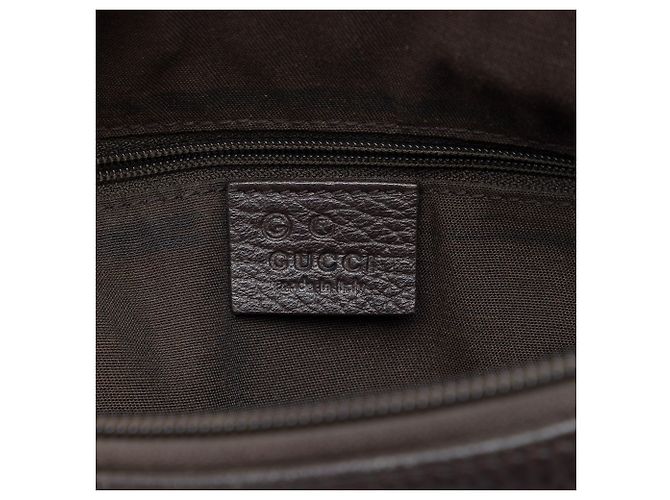 Borsa a tracolla Gucci Brown GG Canvas Nailhead - vista 5