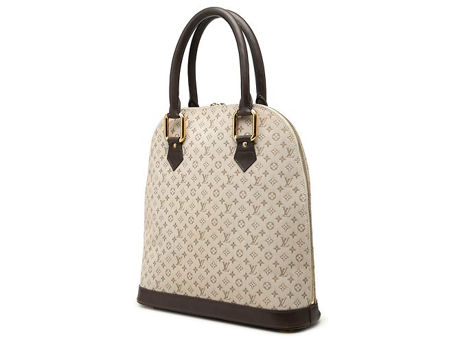Louis Vuitton Brown Monogram Mini Lin Alma Haut - vista 2