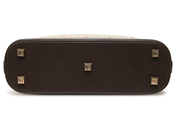 Louis Vuitton Brown Monogram Mini Lin Alma Haut - vista 3