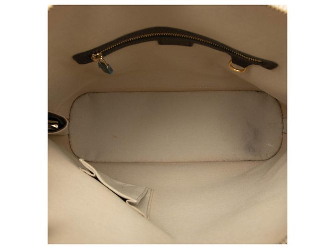 Louis Vuitton Brown Monogram Mini Lin Alma Haut - vista 4
