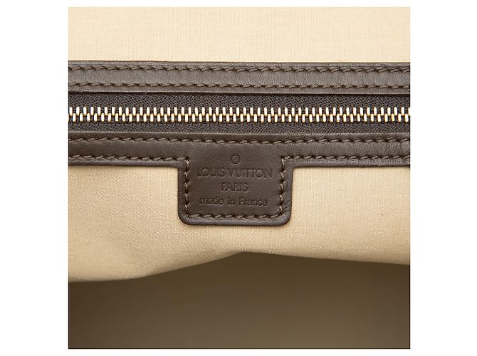 Louis Vuitton Brown Monogram Mini Lin Alma Haut - vista 5