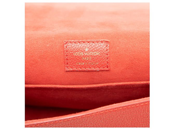 Louis Vuitton Red Monogram Empreinte Junot - vista 5