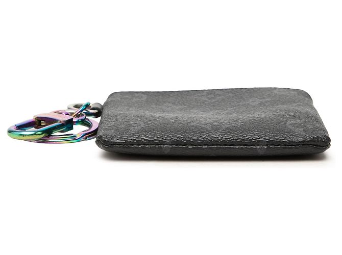 Portachiavi e portamonete Louis Vuitton Black Fragment Monogram Eclipse Floppy Disk - vista 3