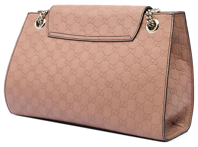 Borsa a tracolla Gucci Brown Large Guccissima Emily - vista 2